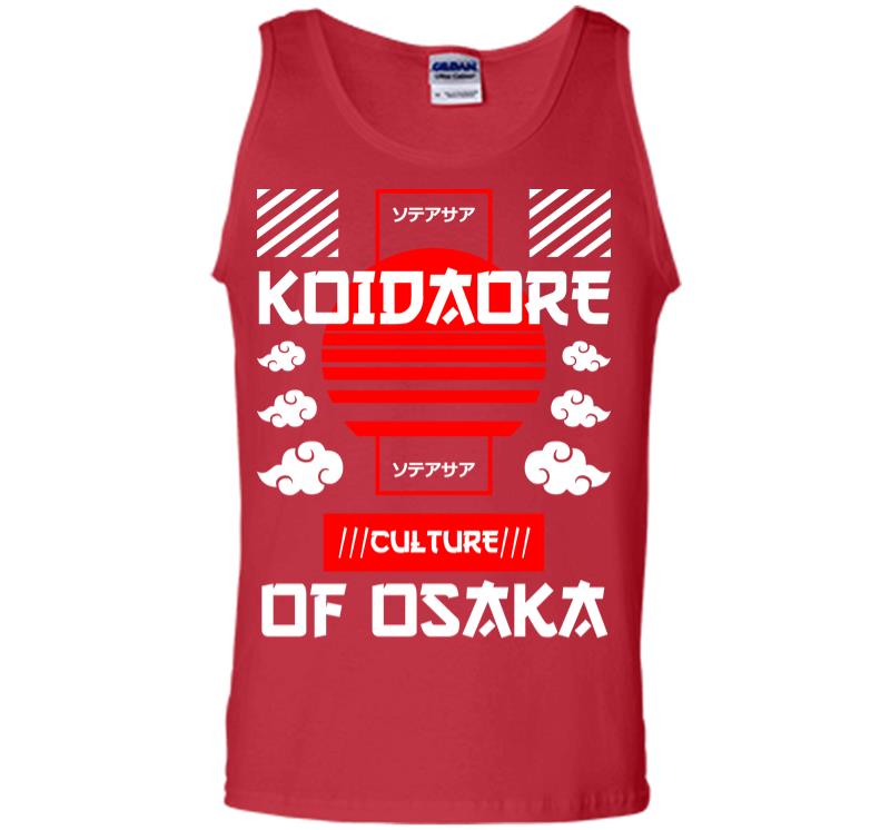 Inktee Store - Koidaore Culture Of Osaka Men Tank Top Image
