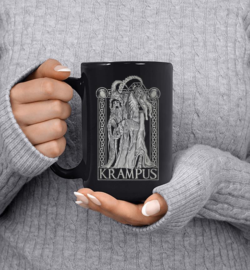 Krampus Gruss Von Krampus Dark Gothic Christmas Mug