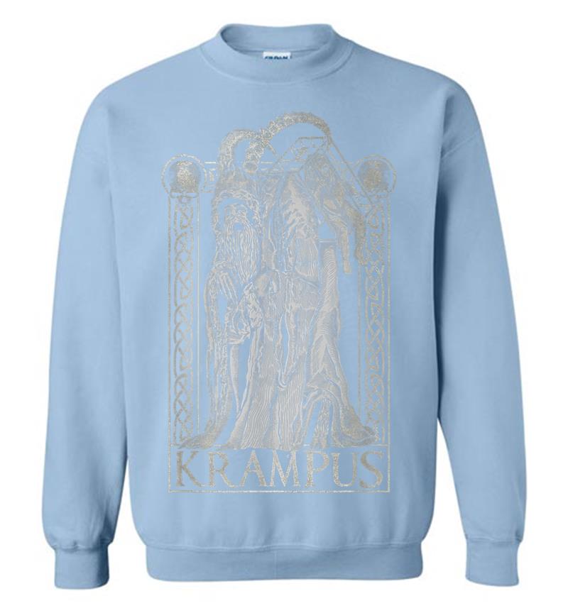 Inktee Store - Krampus Gruss Von Krampus Dark Gothic Christmas Sweatshirt Image
