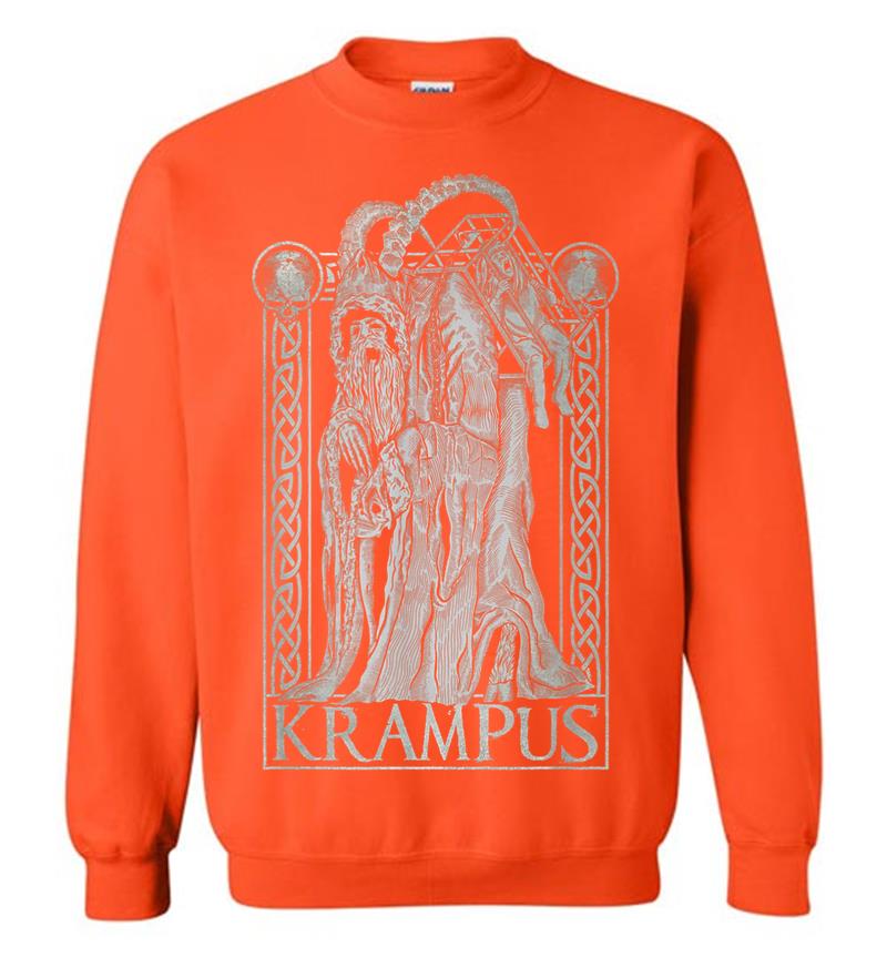 Inktee Store - Krampus Gruss Von Krampus Dark Gothic Christmas Sweatshirt Image