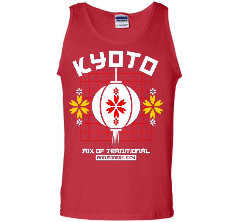 Inktee Store - Kyoto Mix Traditional And Modern Men Tank Top Image
