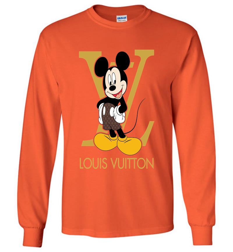 Inktee Store - Lv Mickey Mouse Long Sleeve T-Shirt Image