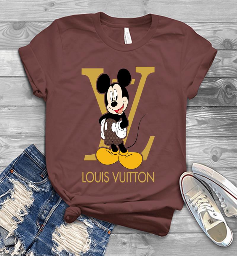 Inktee Store - Lv Mickey Mouse Men T-Shirt Image