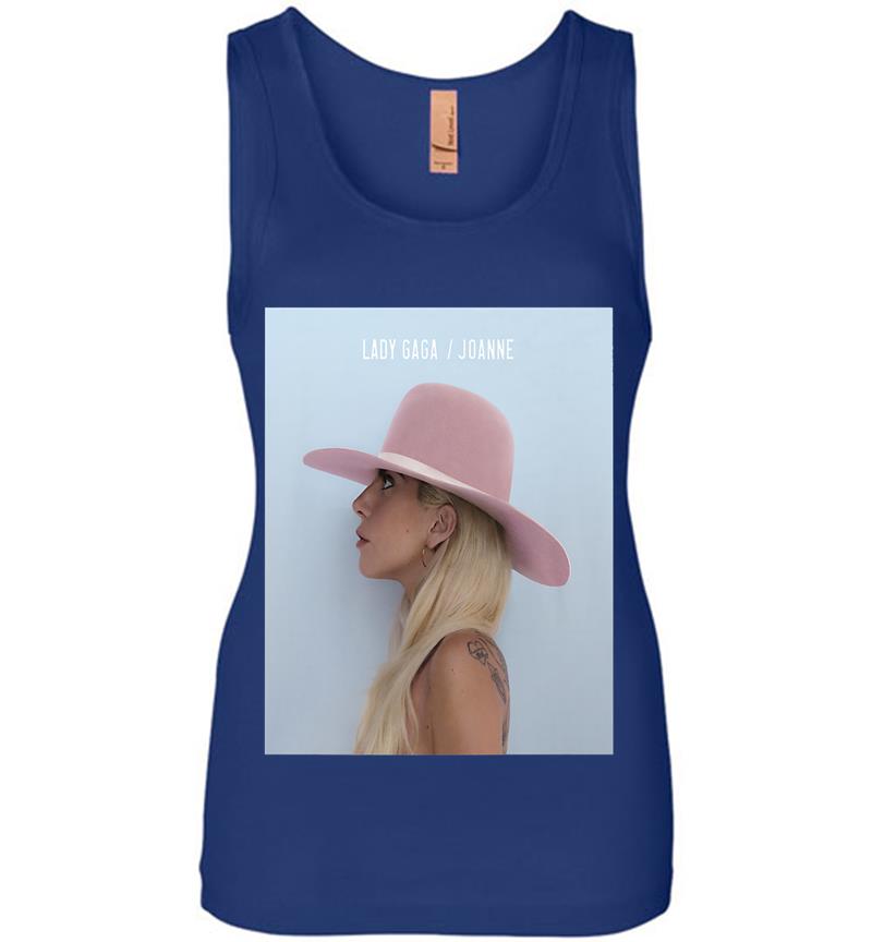 Inktee Store - Lady Gaga Official Joanne Album Art Premium Womens Jersey Tank Top Image