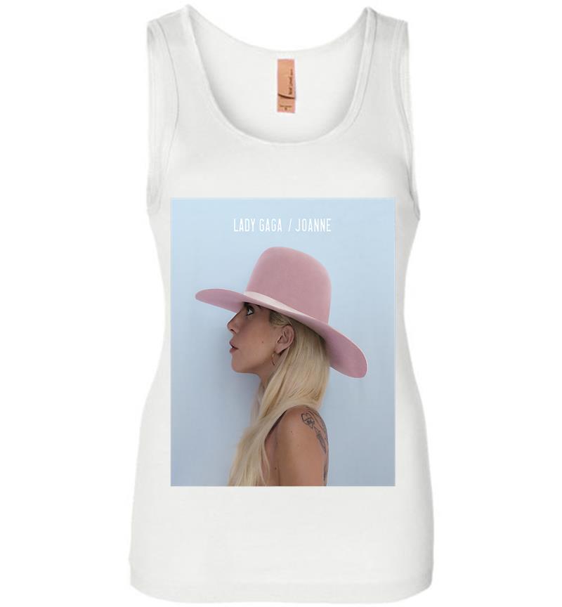 Inktee Store - Lady Gaga Official Joanne Album Art Premium Womens Jersey Tank Top Image