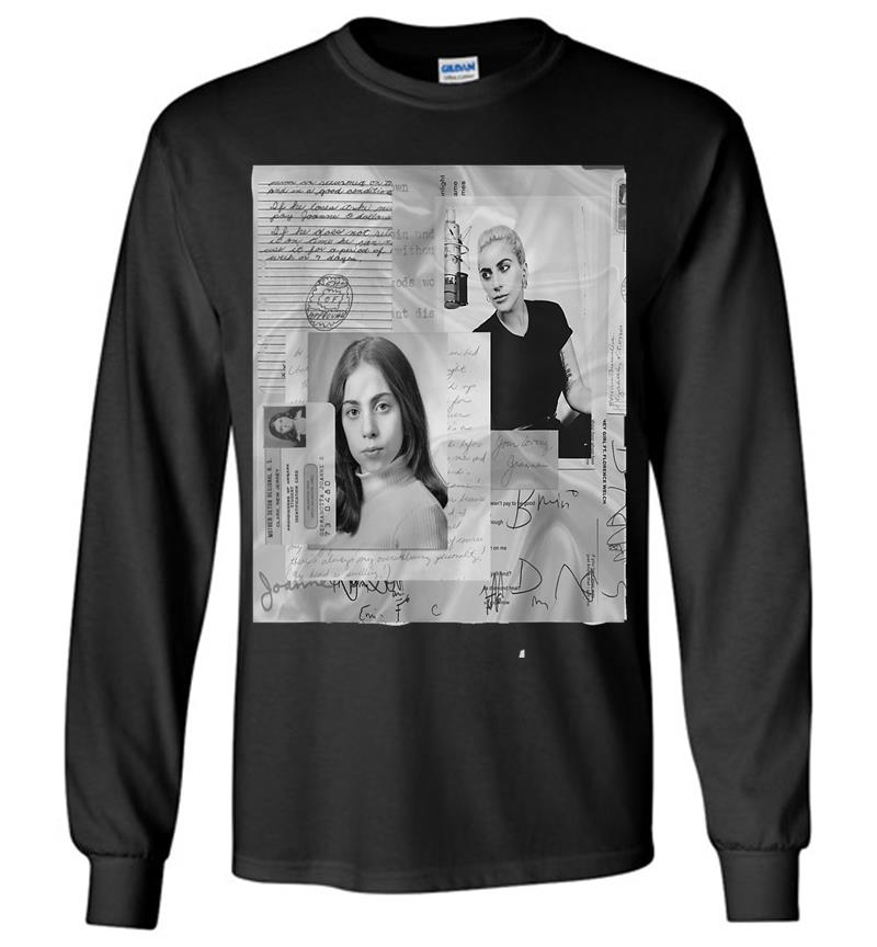 Lady Gaga Official Joanne White Photo Long Sleeve T-shirt
