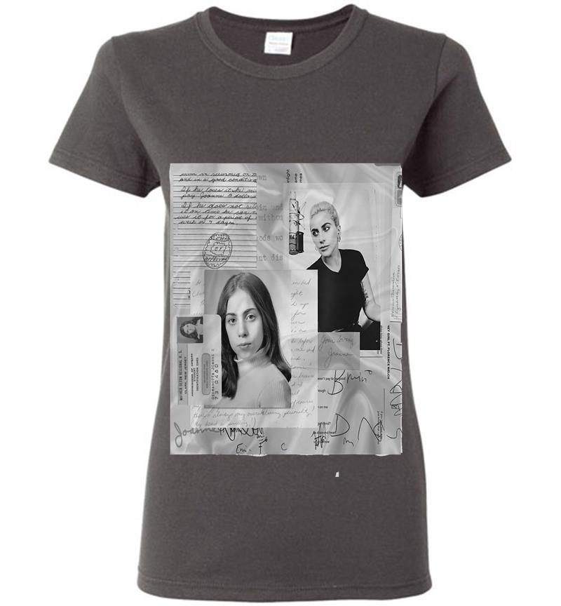 Inktee Store - Lady Gaga Official Joanne White Photo Womens T-Shirt Image