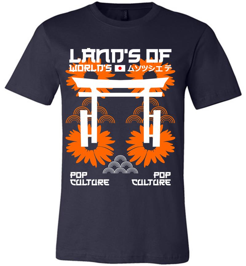 Inktee Store - Land Of Worlds Pop Culture Premium T-Shirt Image