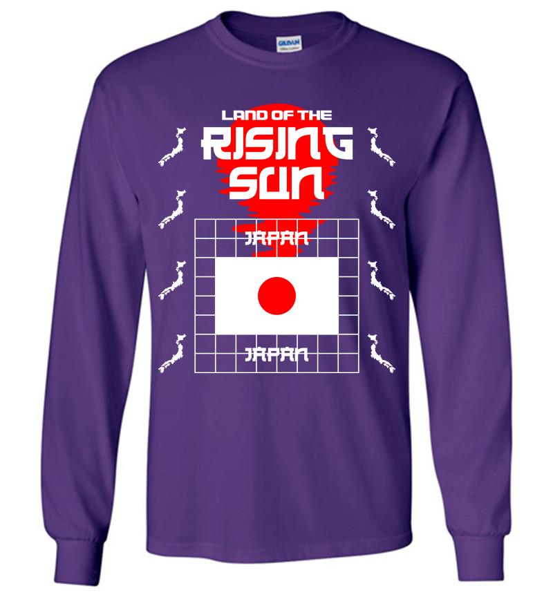 Inktee Store - Land Of The Rising Sun Long Sleeve T-Shirt Image