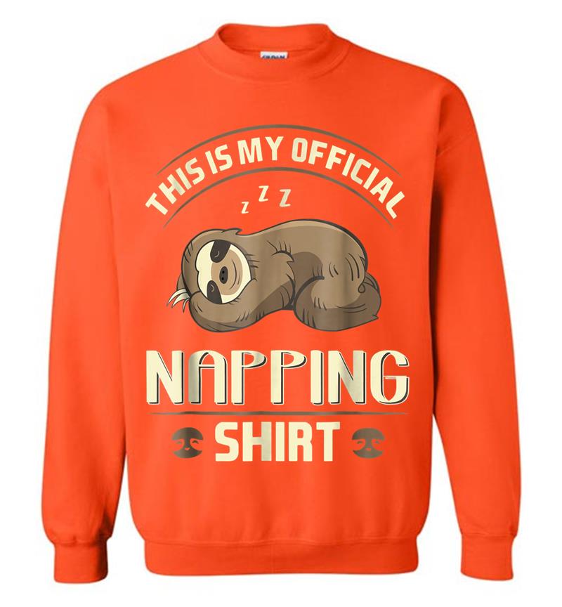 Inktee Store - Lazy Baby Sloth Official Napping Sweatshirt Image