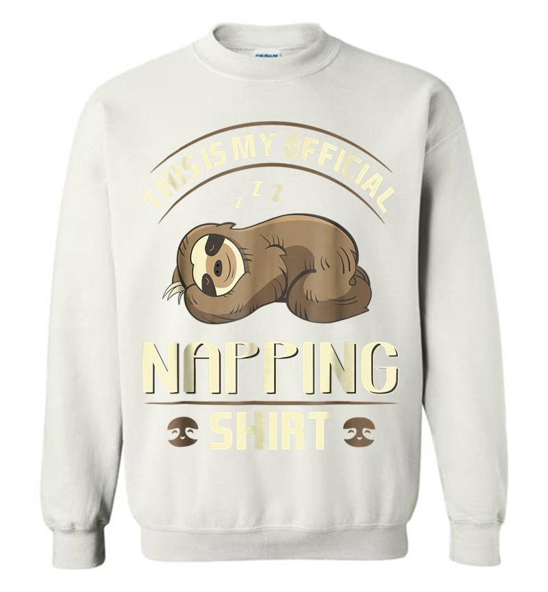 Inktee Store - Lazy Baby Sloth Official Napping Sweatshirt Image