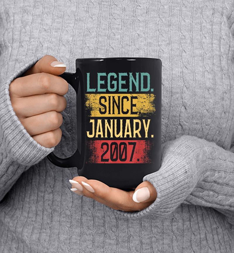 Legend Since January 2007 13th Birthday Boys S Mug