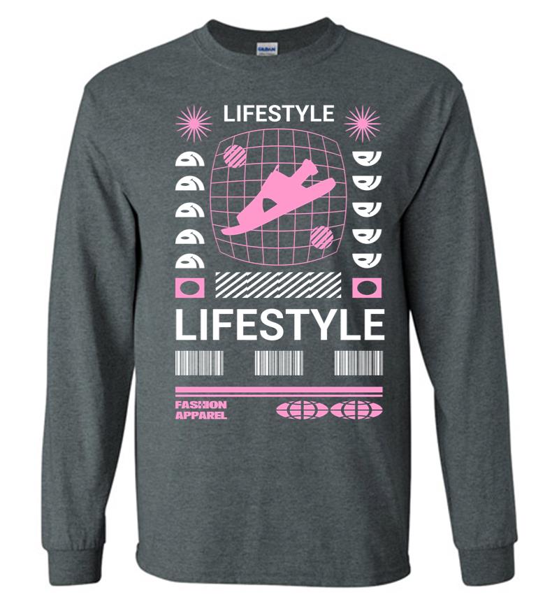Inktee Store - Lifestyle Long Sleeve T-Shirt Image
