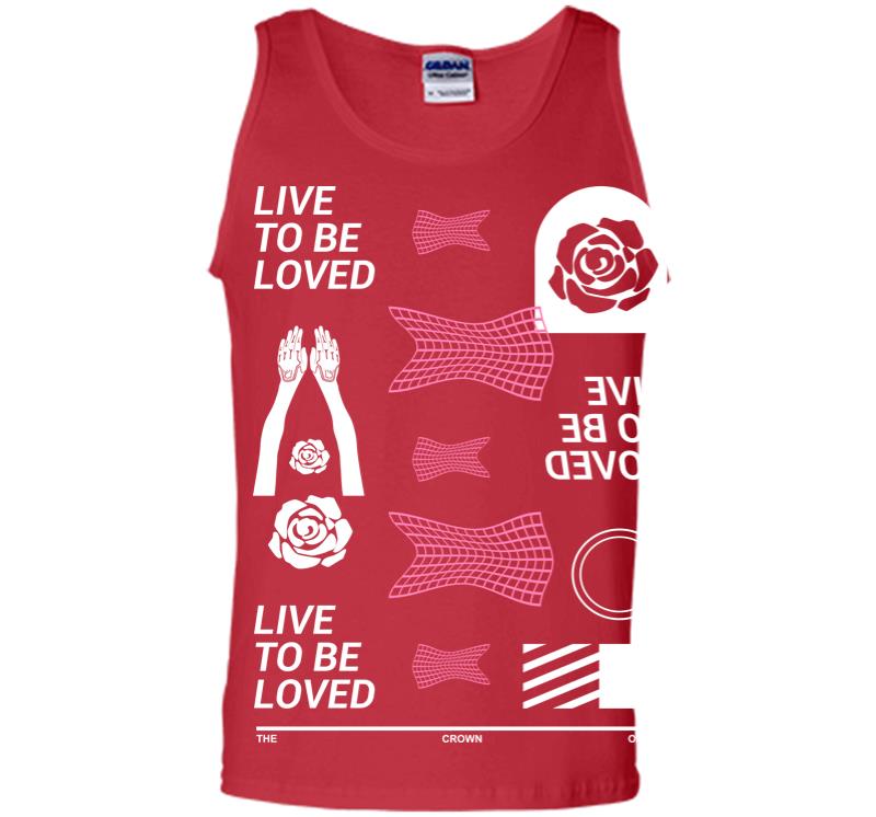 Inktee Store - Live To Be Loved Men Tank Top Image