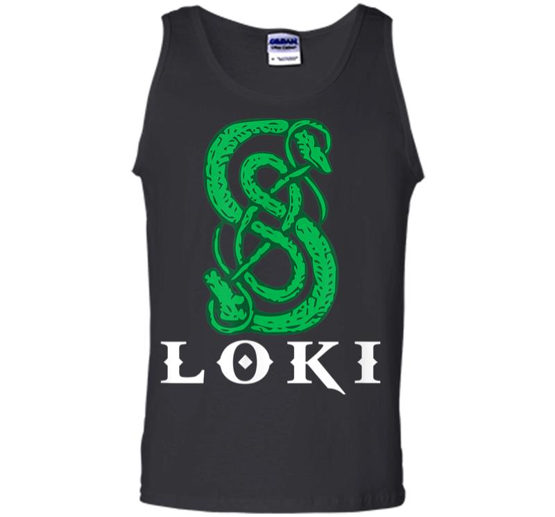 Loki God Of Mischief Snake Norse God Men Tank Top