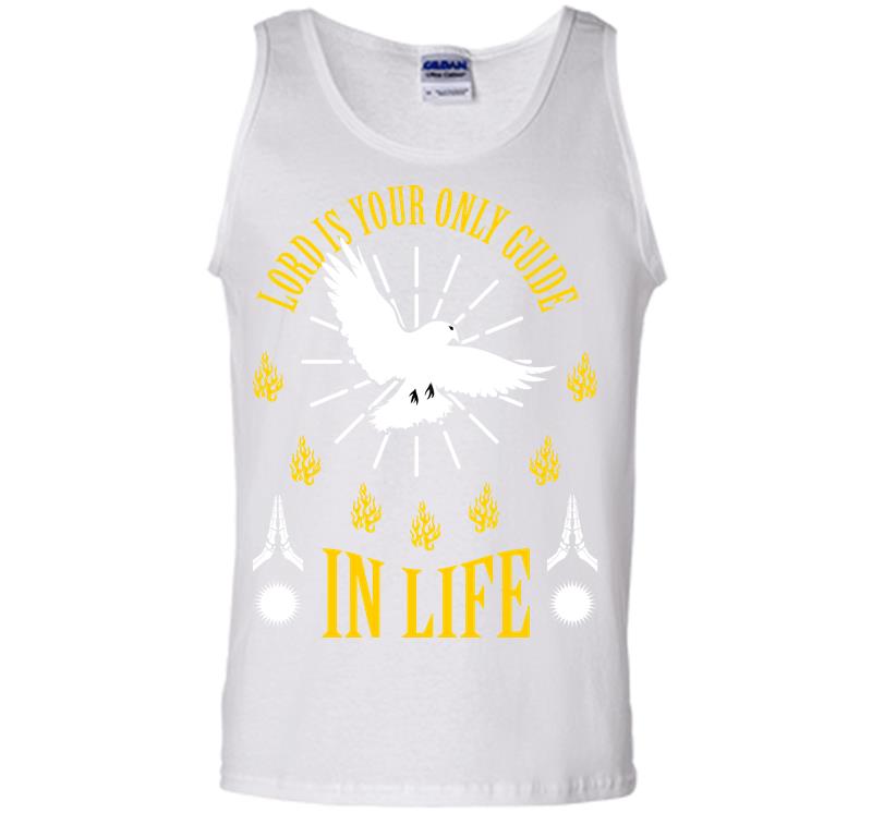 Inktee Store - Lord Is Your Only Guide Men Tank Top Image
