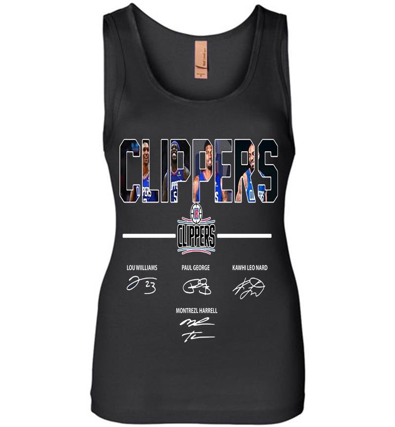Los Angeles Clippers Basketball Team Signature Womens Jersey Tank Top