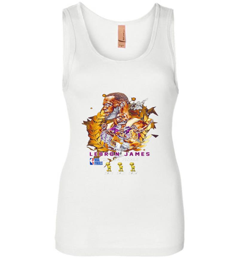 Inktee Store - Los Angeles Lakers Lebron James Signature 3Rd The Nba Finals Womens Jersey Tank Top Image