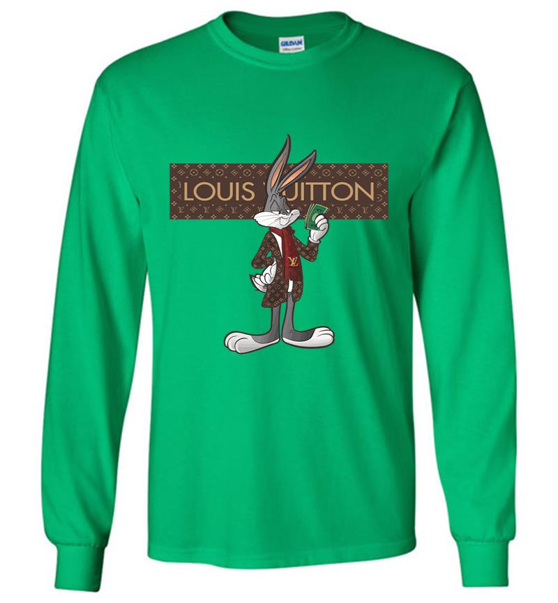 Inktee Store - Louis Vuitton Bugs Bunny Stay Stylish Long Sleeve T-Shirt Image