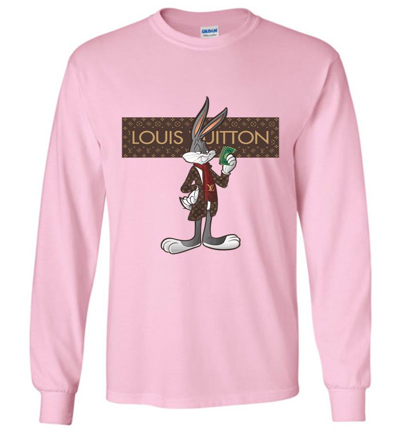 Inktee Store - Louis Vuitton Bugs Bunny Stay Stylish Long Sleeve T-Shirt Image