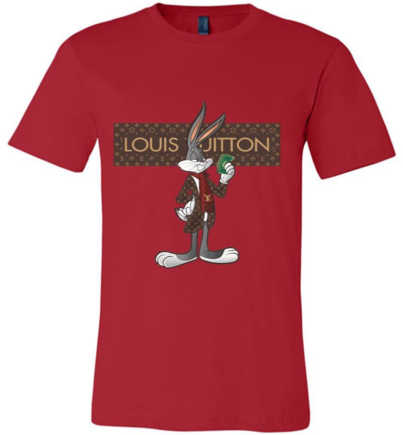 Inktee Store - Louis Vuitton Bugs Bunny Stay Stylish Premium T-Shirt Image