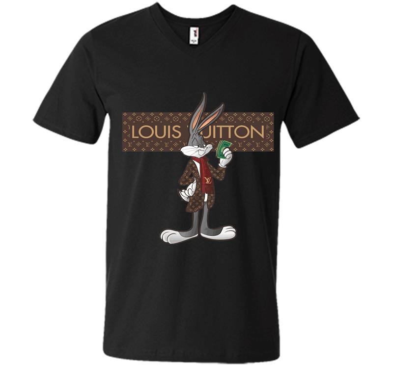 Louis Vuitton Bugs Bunny Stay Stylish V-neck T-shirt