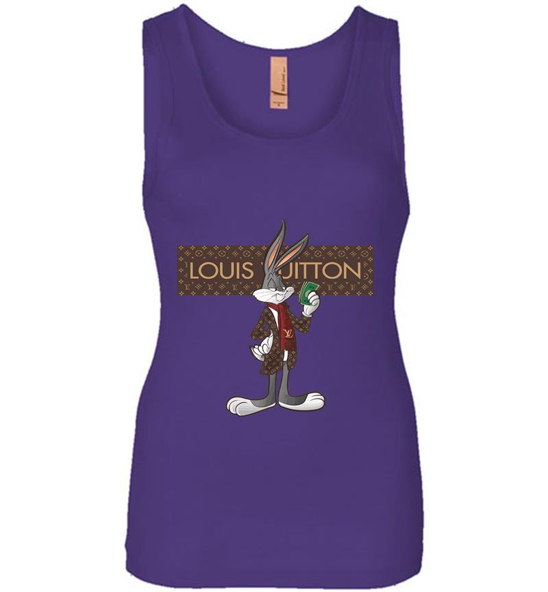 Inktee Store - Louis Vuitton Bugs Bunny Stay Stylish Women Jersey Tank Top Image