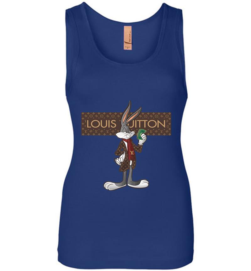 Inktee Store - Louis Vuitton Bugs Bunny Stay Stylish Women Jersey Tank Top Image