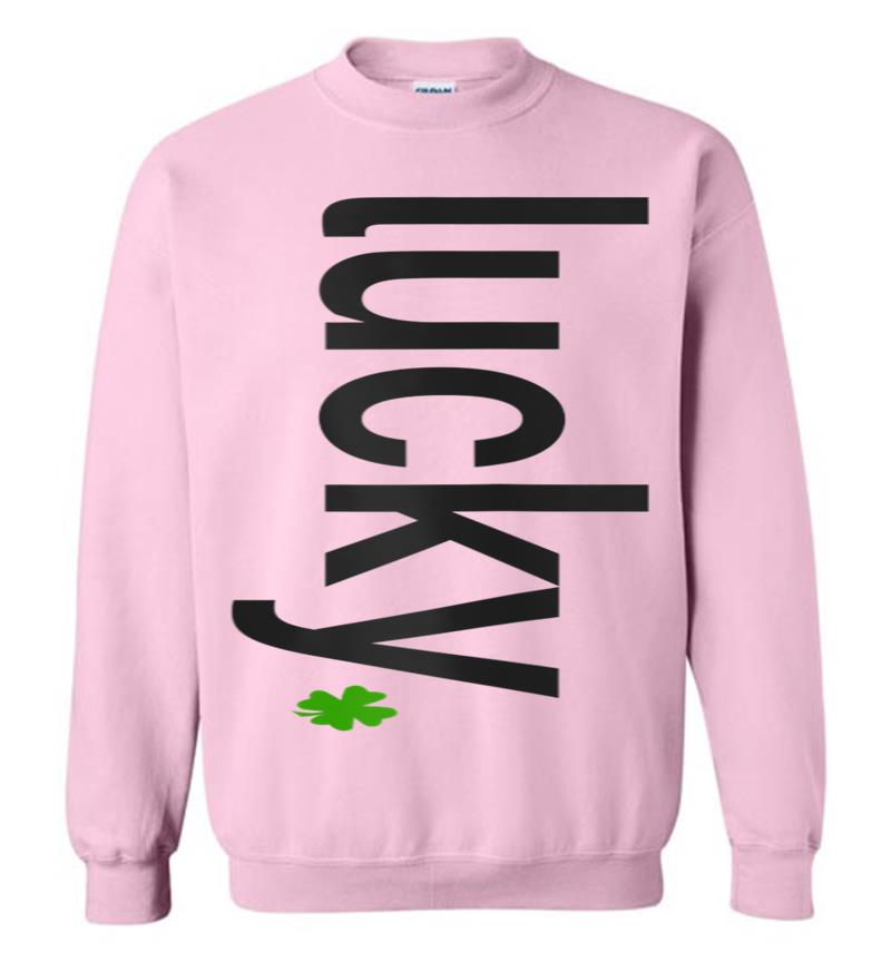 Inktee Store - Lucky Clover Crew Neck Summer Sweatshirt Image