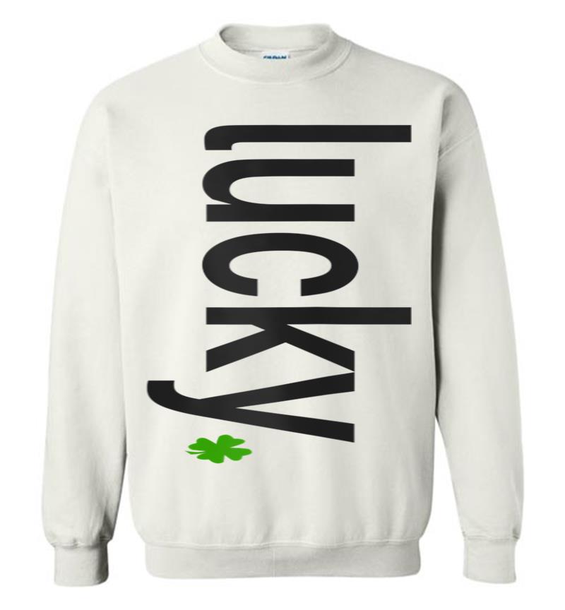 Inktee Store - Lucky Clover Crew Neck Summer Sweatshirt Image