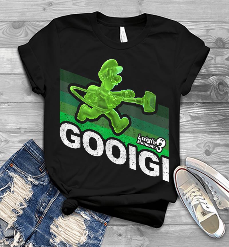 Luigi'S Mansion 3 Gooigi Retro Line Mens T-Shirt