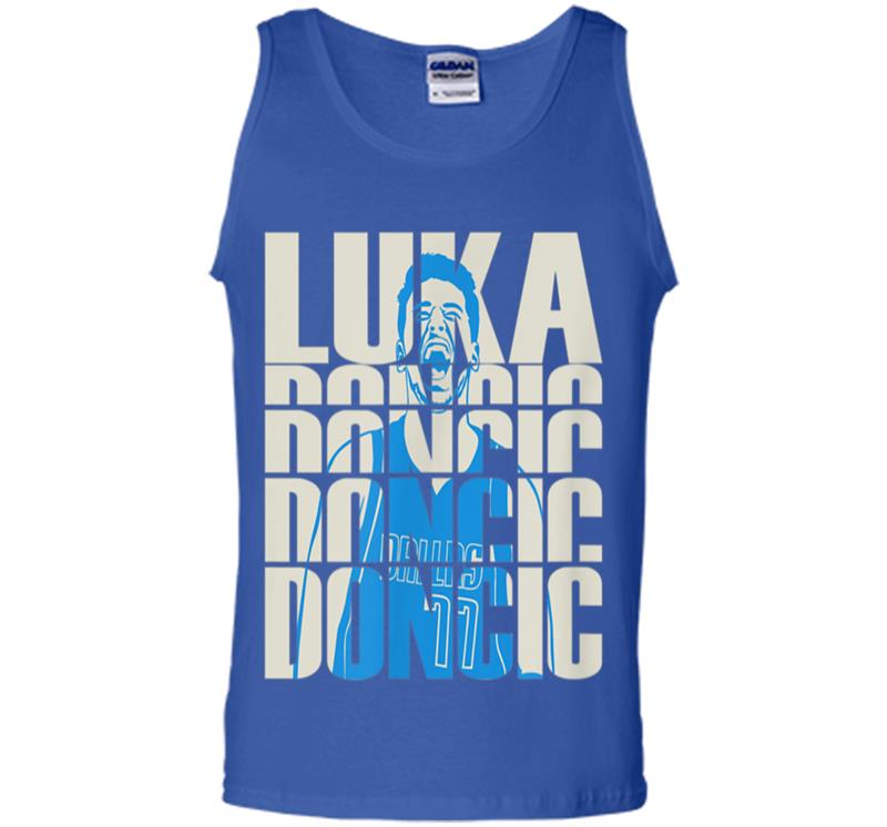 Inktee Store - Luka Doncic Basketball Mens Tank Top Image
