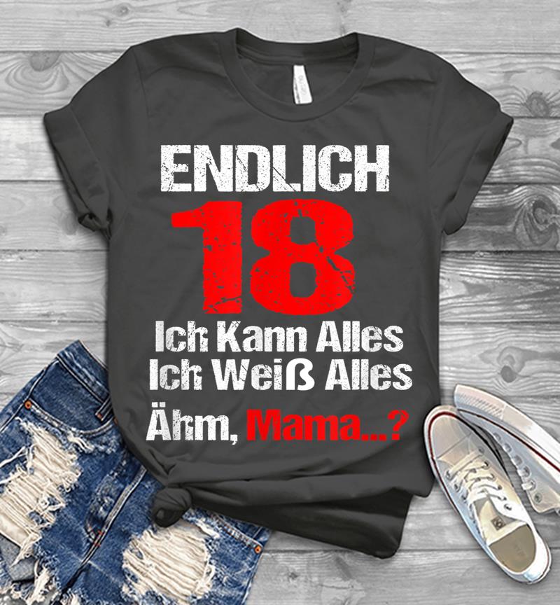 Lustiges Endlich 18 Geburtstag Ich Kann Alles Ich Wei Alles Mens T-shirt -  Inktee Store