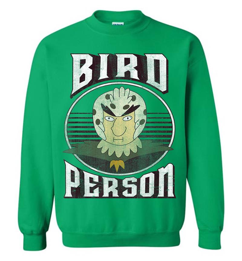 Inktee Store - Mademark X Rick And Morty - Rick And Morty Bird Person Poster Graphic Sweatshirt Image