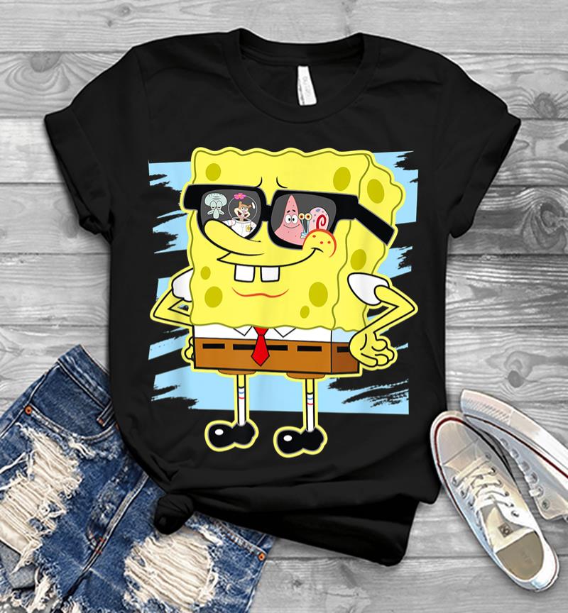 Mademark X SpongeBob SquarePants SpongeBob Reflection In Sunglasses Men T-shirt