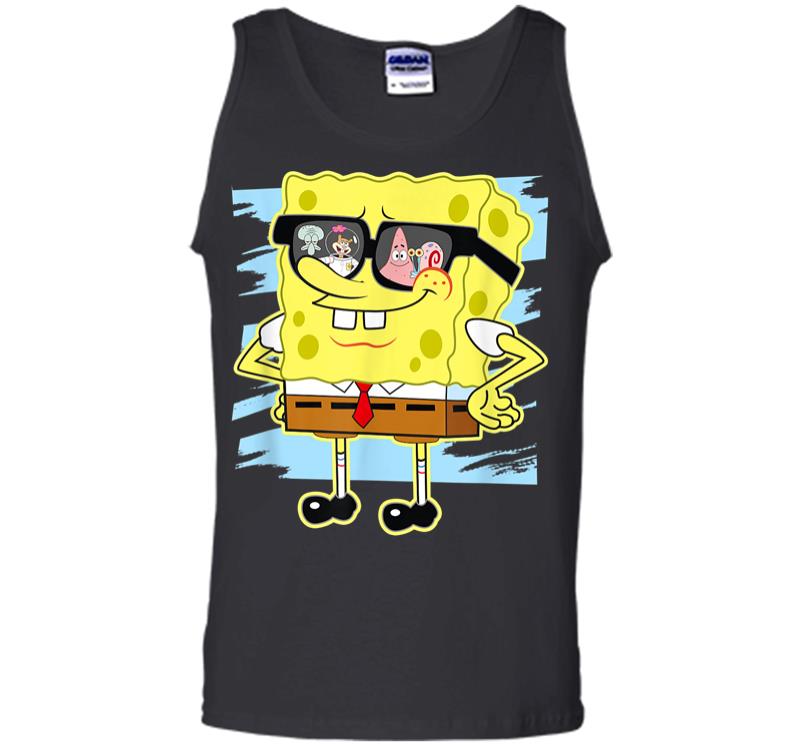 Mademark X SpongeBob SquarePants SpongeBob Reflection In Sunglasses Men Tank Top