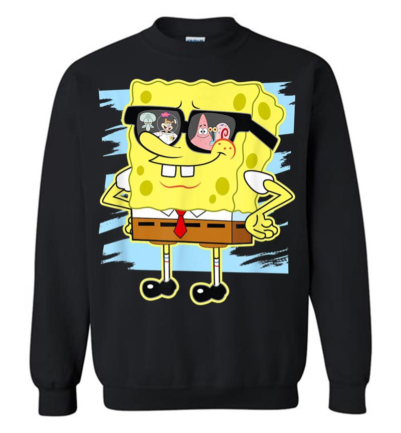 Mademark X Spongebob Squarepants Spongebob Reflection In Sunglasses Sweatshirt