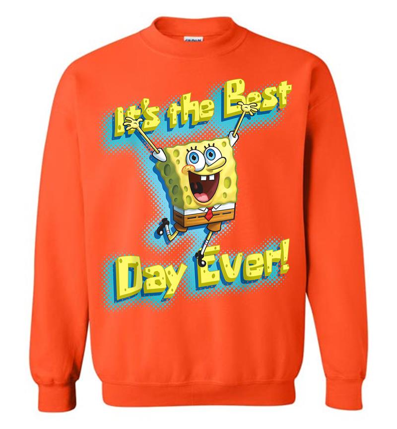 Inktee Store - Mademark X Spongebob Squarepants Spongebob Squarepants Its The Best Day Ever Sweatshirt Image