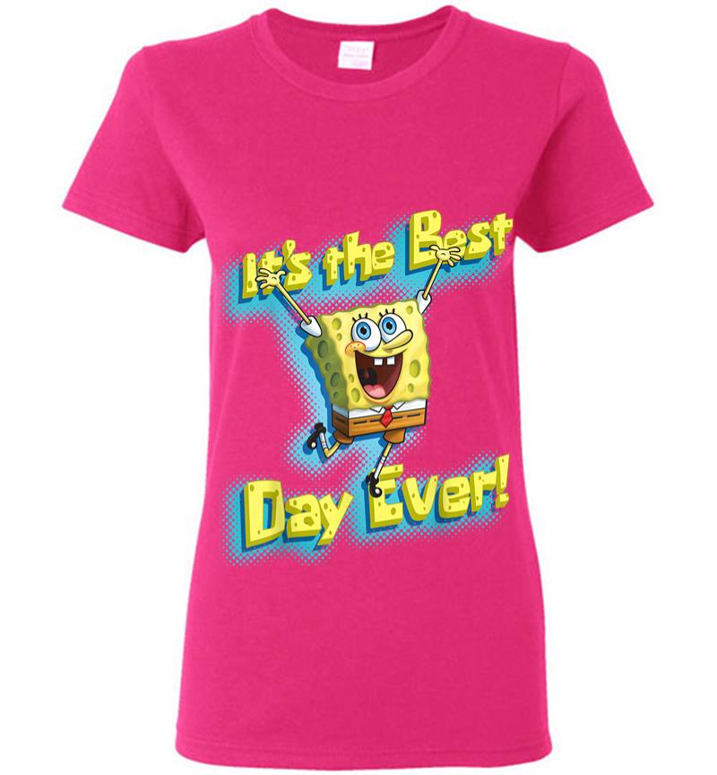Inktee Store - Mademark X Spongebob Squarepants Spongebob Squarepants Its The Best Day Ever Women T-Shirt Image