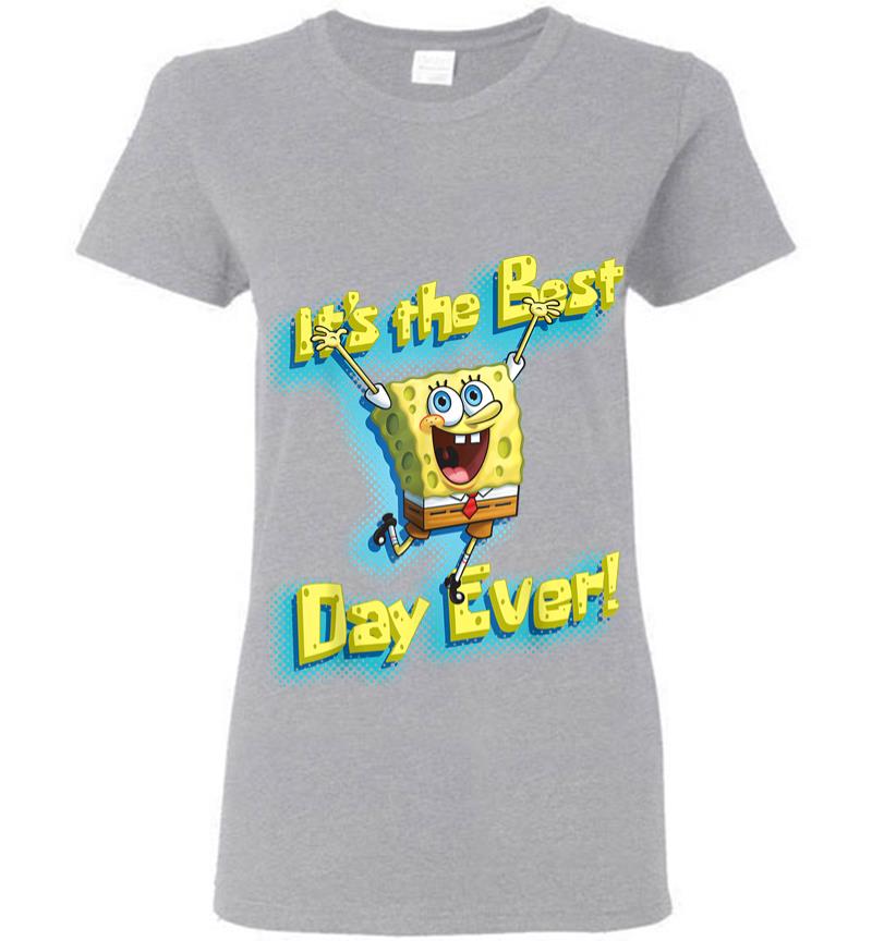 Inktee Store - Mademark X Spongebob Squarepants Spongebob Squarepants Its The Best Day Ever Women T-Shirt Image