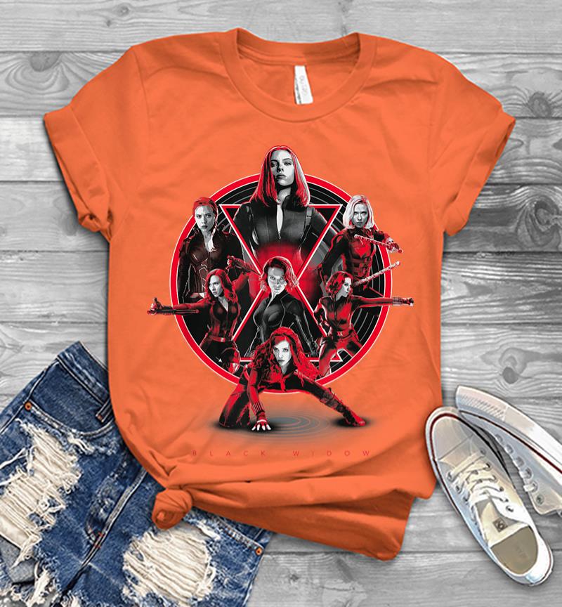 Inktee Store - Marvel Avengers Black Widow Multiplied Men T-Shirt Image