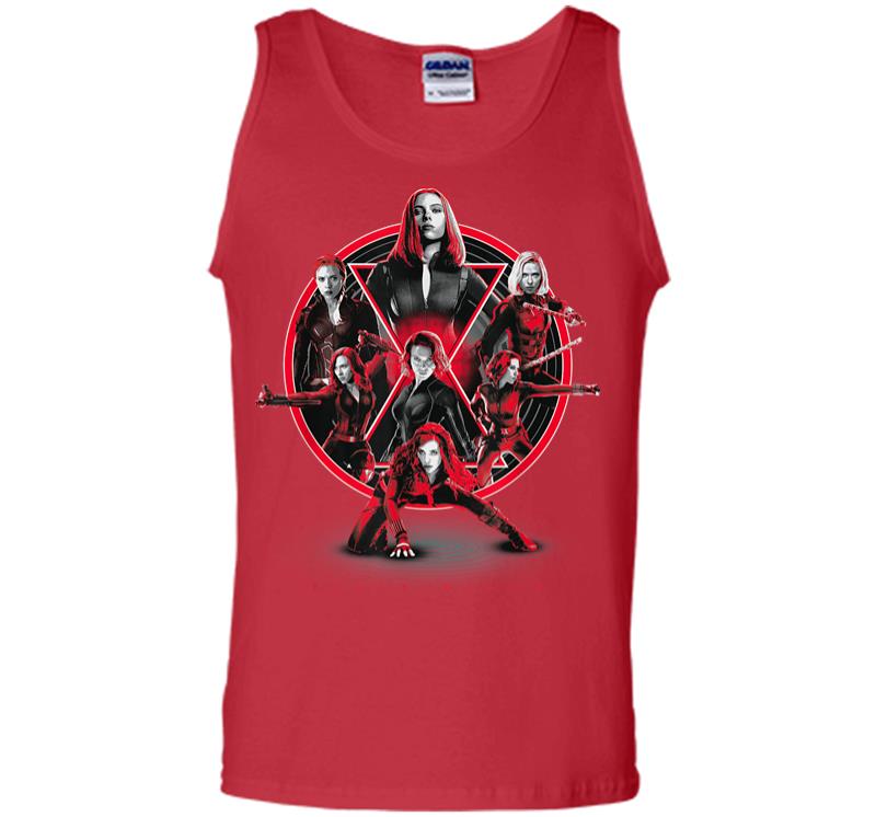 Inktee Store - Marvel Avengers Black Widow Multiplied Men Tank Top Image
