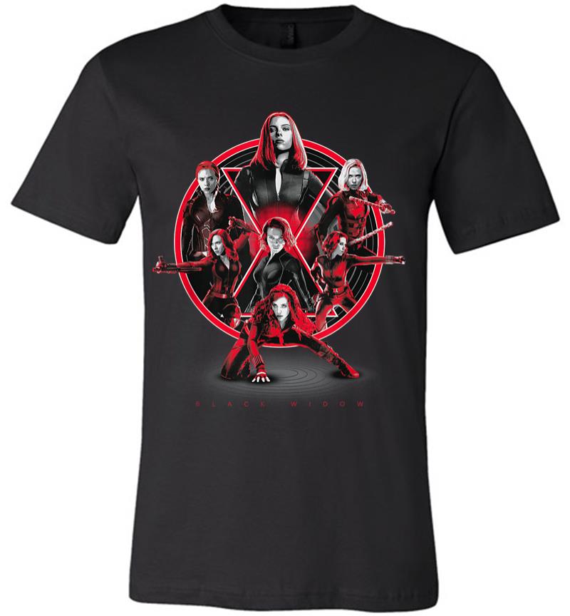 Marvel Avengers Black Widow Multiplied Premium T-shirt
