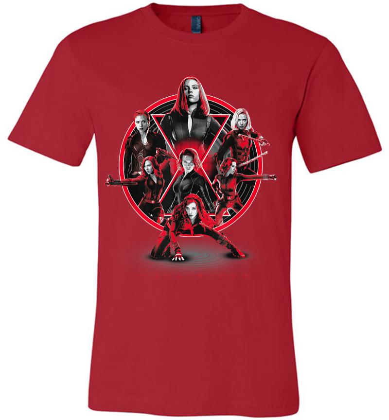 Inktee Store - Marvel Avengers Black Widow Multiplied Premium T-Shirt Image