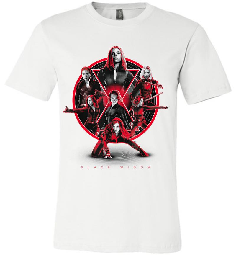 Inktee Store - Marvel Avengers Black Widow Multiplied Premium T-Shirt Image