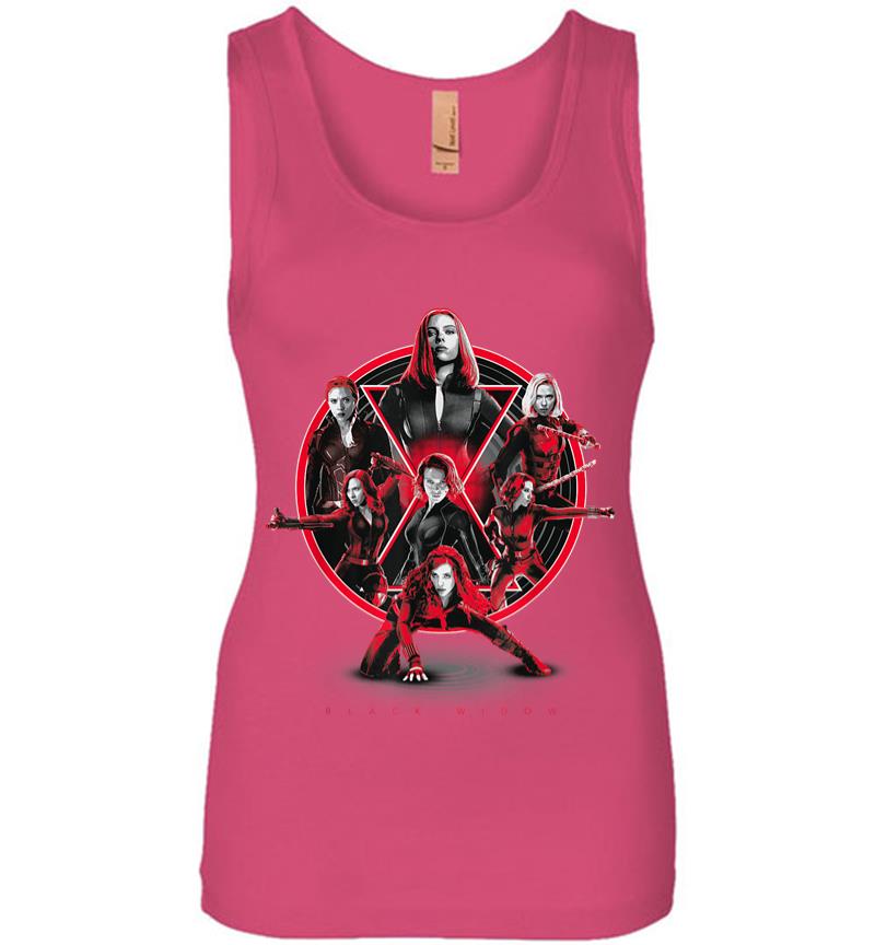 Inktee Store - Marvel Avengers Black Widow Multiplied Women Jersey Tank Top Image