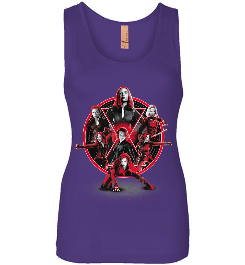 Inktee Store - Marvel Avengers Black Widow Multiplied Women Jersey Tank Top Image