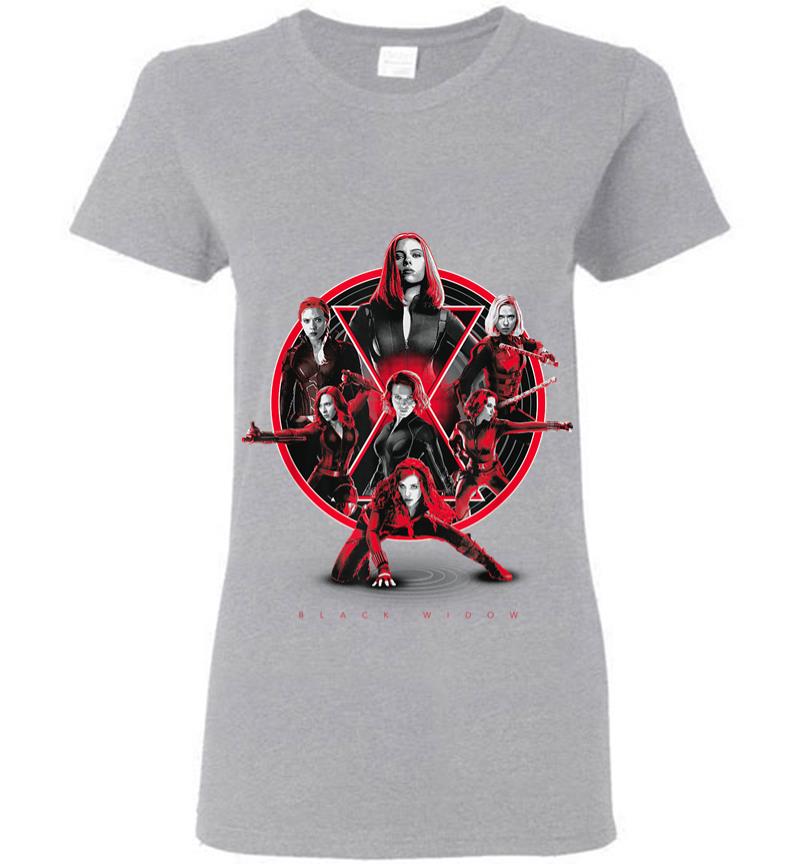 Inktee Store - Marvel Avengers Black Widow Multiplied Women T-Shirt Image