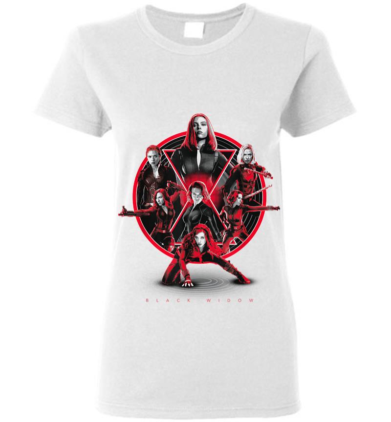 Inktee Store - Marvel Avengers Black Widow Multiplied Women T-Shirt Image
