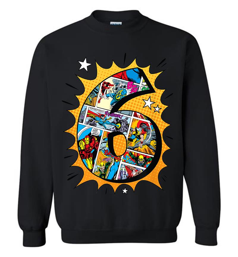 Marvel Avengers Comics 6Th Birthday Sweatshirt